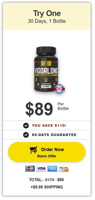 VigorLong 1-Bottle Price