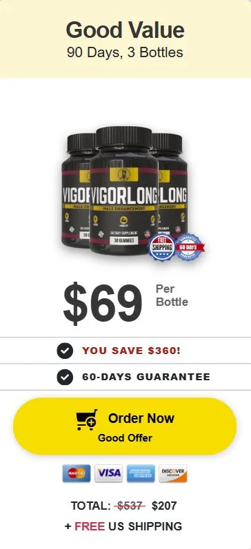 VigorLong 3 Bottle Price